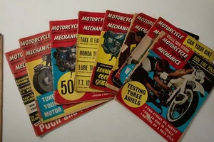 Motorcycle Mechanics Magazine Lot 1962 (F5R-17) 8 Books Jan Mar May Aug Sep Oct - Imagen 1 de 9