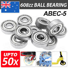 Up to50X  608ZZ Ball Bearings PREMIUM ABEC-5 CNC Skateboard 3D Printer RepRap