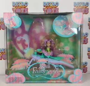 FAIRYTOPIA HUE & HONEY PLAYSET 2004 MATTEL BARBIE NEW SEALED MIB MOC - Foto 1 di 8