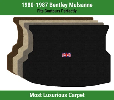 Alfombra de maletero Lloyd Luxe para 1980-1987 Bentley Mulsanne con logotipo de bandera británica Foto 1 de 4