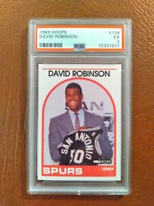 🔥 David Robinson Rookie 1989-90 NBA Hoops PSA 5 - #138 (RC)
