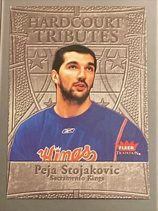 2004-05 Fleer Tradition Hardcourt Tributes #13 Peja Stojakovic Sacramento Kings - Picture 1 of 2