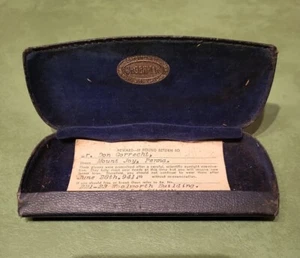 Estuche para gafas vintage años 1900/1800? Woolworth Bldg Lancaster Dr Gehman - Imagen 1 de 4