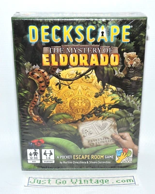 Deckscape The Mystery Of Eldorado Pocket Escape Room Game El Dorado, NEW, SEALED - Image 1 of 4
