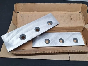 2 LAMES DE DÉCHIQUETEUSE VERMEER NEUVES 101175-001 12" de long x 3,5" de large - Photo 1/7