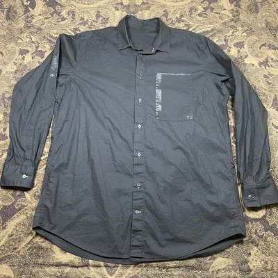 Y3 x Adidas Virgin Galactic Space preto botão para cima masculino tamanho 3XL Yohji Yamamoto - Imagem 1 de 4