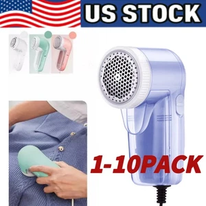 Electric Clothes Lint Pill Fluff Remover Fabrics Sweater Fuzz Shaver HouseholdUS - Picture 1 of 7