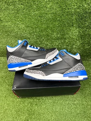 Talla 10 - Air Jordan 3 Retro Sport Azul Foto 1 de 4