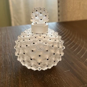 Vintage Lalique Crystal Cactus Perfume Bottle - Picture 1 of 13