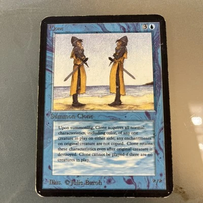 Clone ALPHA edition LP Magic the Gathering MTG Old School - Image 1 of 2