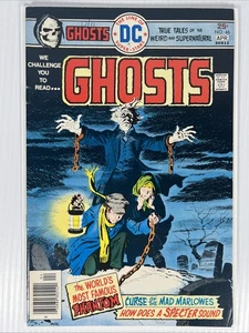 Ghosts #46 Luis Dominguez DC 1976 Horror Bronze Age Curse Of The Mad Marlowes - Picture 1 of 11