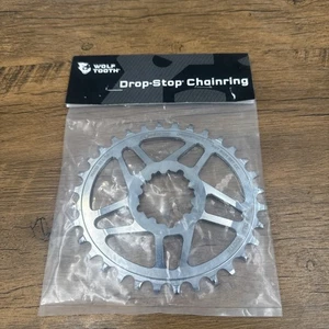 Wolf Tooth Elliptical Direct Mount Chainring - 32t, SRAM Direct, Boost, Nickel - Picture 1 of 5
