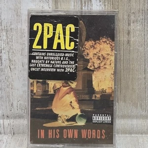 2Pac - In His Own Words Cassette Sealed, MR 8807-4 1st Edition US 1998 Rare HTF - Picture 1 of 12