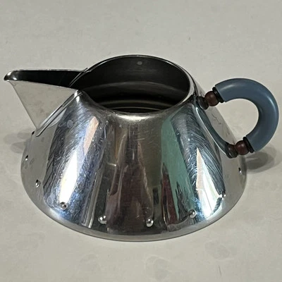 Alessi Creamer  18/10 Blue handle Stainless Steel Made in Italy Michael Graves - Image 1 of 4