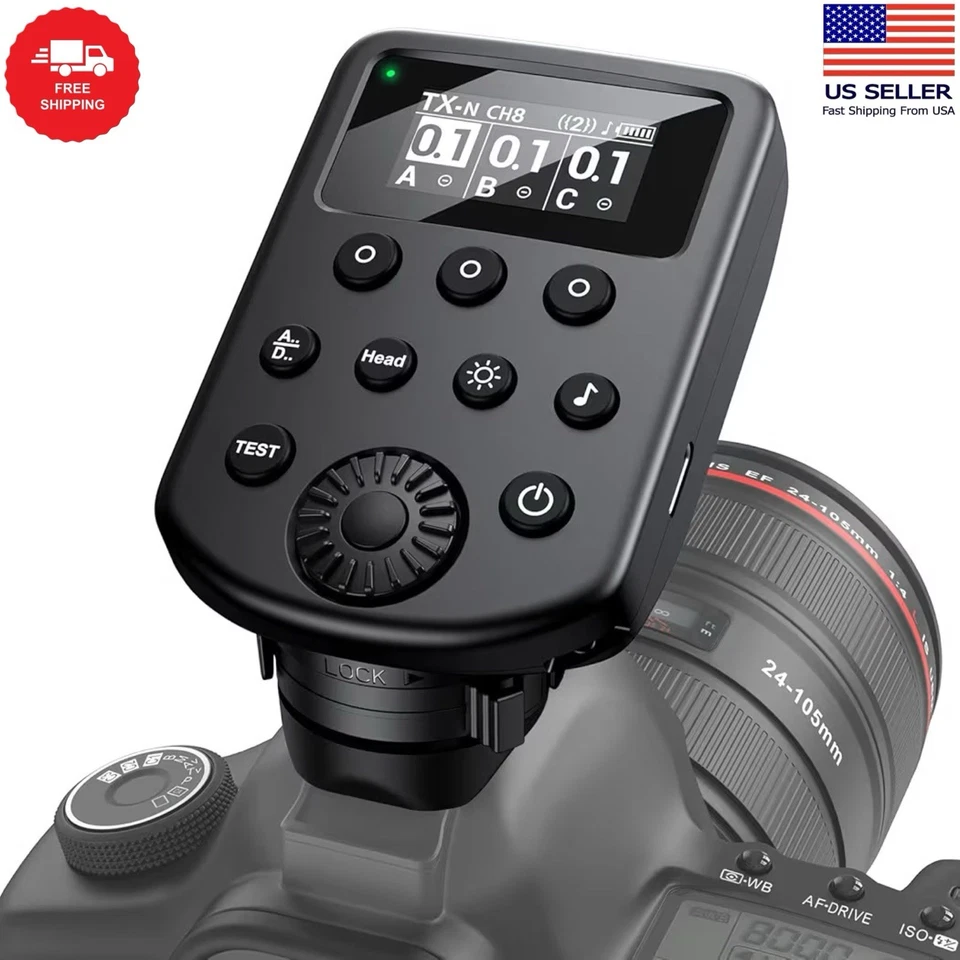 Disparador de flash inalámbrico para Profoto Air 1, Air 2, Canon, Nikon, Sony Foto 1 de 4