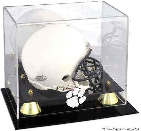 Clemson Tigers Golden Classic Logo Mini Helmet Display Case - Image 1 of 1