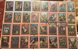 x86 DC Comics Universe Power Chrome Skybox 1995 Foil Trading Cards - Picture 1 of 4