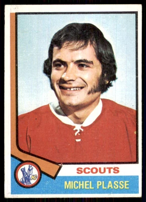1974-75 Topps #257 Michel Plasse Kansas City Scouts - Image 1 of 2