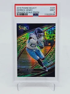 2019 Panini Select DERRICK HENRY #225 Dragon Scale Prizm /88 🔥 PSA 9 - Picture 1 of 2