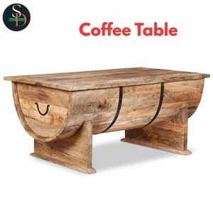 Modern Coffee Table Hall End Centre Accent Table Solid Mango Wood vidaXL - Picture 1 of 9