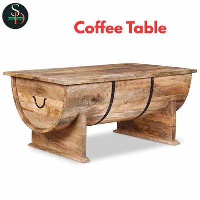 Modern Coffee Table Hall End Centre Accent Table Solid Mango Wood vidaXL - Image 1 of 4