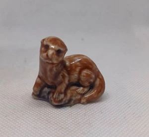 Wade Whimsies Otter British Wildlife collectable vintage miniature Ornament - Picture 1 of 9