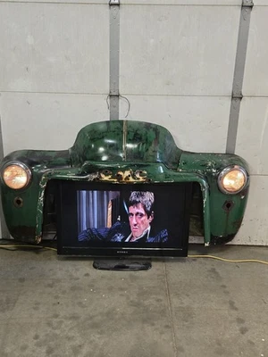 Percha de pared Man Cave 1948 1949 1950 GMC camioneta pickup TV envolvente arte rejilla  Foto 1 de 4