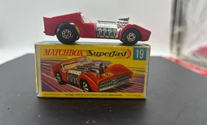 Vintage Matchbox Superfast No. 19 Road Dragster new - Picture 1 of 9