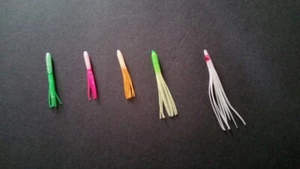 5 pezzi 5,5 cm, 7 cm, 8 cm ago luminoso polpo calamaro gonna esca morbida esche ~ Stati Uniti - Foto 1 di 9
