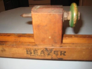 Antike HOLZ DREHBANK HUDSON DETROIT USA Homecraft Biber Ausrüstung - Bild 1 von 18