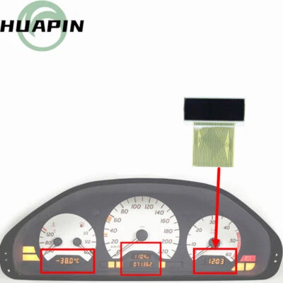 Cuadro de instrumentos derecho pantalla LCD para Mercedes Benz 1998-2002 SLK R170 Foto 1 de 2