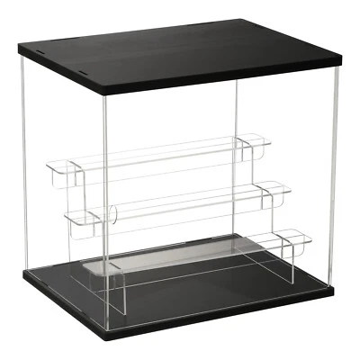 4 Tier Acrylic Display Case Transparent Dustproof Showcase Display Boxes - Image 1 of 4