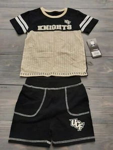 UCF Knights Toddler shorts shirt Colosseum Set 2T Orlando University Central NWT - Picture 1 of 10