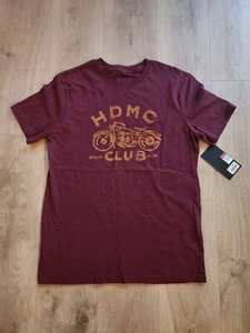 Harley Davidson Shirt Men's Size M MED. Maroon Motorcycle Club New NWT - Picture 1 of 6