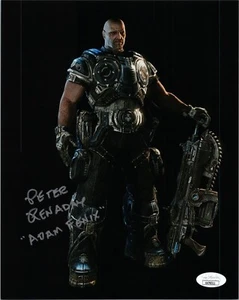 PETER RENADAY Authentic Hand-Signed "GEARS OF WAR Adam Fenix" 8x10 photo JSA COA - Picture 1 of 2