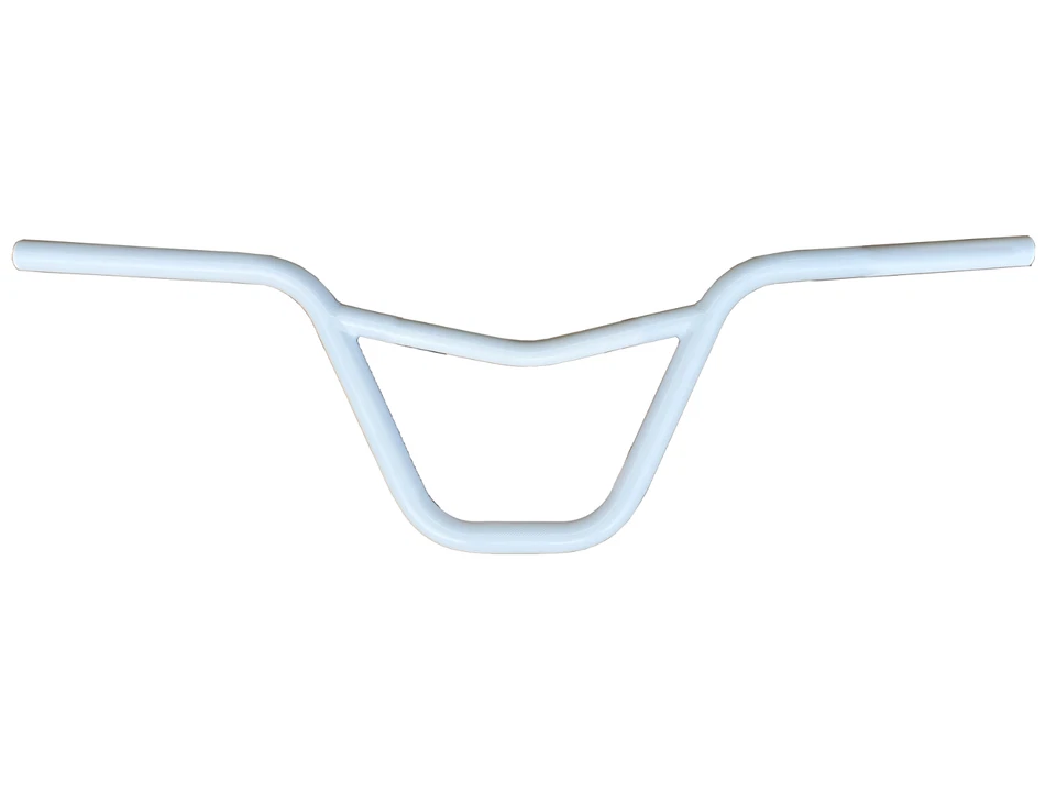 Redline Flight Retro BMX Chrome-Moly V Handlebars 8.25" Rise x 28.5" Wide White. - Image 1 of 1