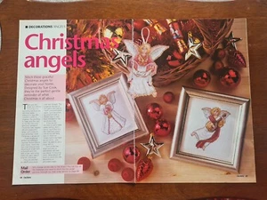 Christmas Angels Decorations Cross Stitch Pattern - Pattern Only - Picture 1 of 4