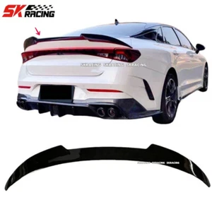 Gloss Black Rear Trunk Spoiler Wing Lip Trim Fits For kia K5 GT 2021-2024 - Bild 1 von 15