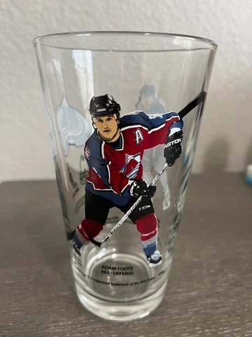 2004 Arby's Colorado Avalanche Adam Foote Rob Blake Pint Glass #2 of 4 Cover