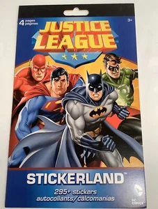 SANDYLION AUFKLEBER JUSTICE LEAGUE 295+ STICKERLAND NEU 4 SEITEN - Bild 1 von 2