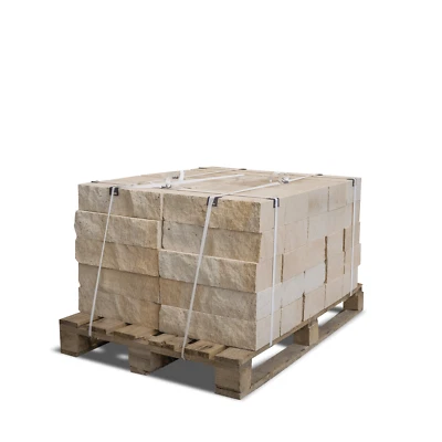 Palette 940 kg Sandstein Randsteine 40×20×10 cm – Garten | Mauersteine Terrasse - Bild 1 von 4