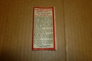 COLLECTIBE HEDDON 1942 BRUSH BOX CATALOG FEATURING CHUGGER RIVER RUNT PUNKINSEED