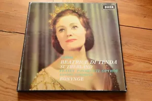BELLINI Beatrice Di Tenda SUTHERLAND BONYNGE 3 LP box DECCA SET 320 - Foto 1 di 6