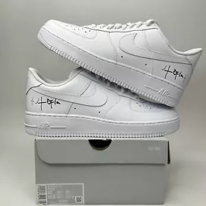 Nike Air Force 1 Low '07 White “Travis Scott/Cactus Jack Utopia” Men’s 12 New - Picture 1 of 4