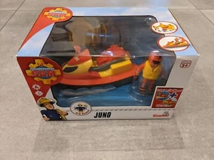 Simba 109251048 - Feuerwehrmann Sam Juno Jet Ski, mit Elvis Figur, Spielzeug - Bild 1 von 6