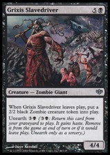Magic the Gathering MTG Grixis Slavedriver (46) Conflux   LP