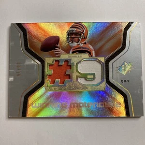 2007 Upper Deck UD SPx Carson Palmer Dual Patch /10 Ultra Rare SP QB-9 Bengals - Picture 1 of 7