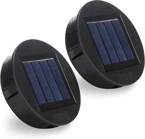 2 Pack Solar Lights Replacement Top, Solar Light Parts, LED Solar Panel Lantern - Picture 1 of 4