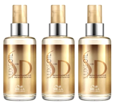 3X Wella SP Luxe Oil Reconstructive Elixir 100ml /LuxeOil - image 1 of 2