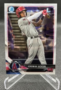 2018 1st Bowman Draft Chrome Jeremiah Jackson #BDC-51 Angels